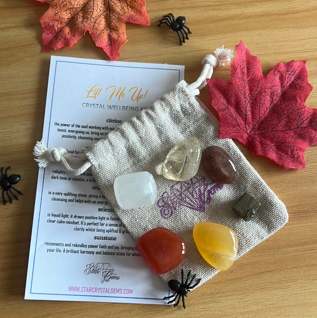 Starcrystalgems - S.A.D. seasonal affect disorder Support - Tumblestone Kit