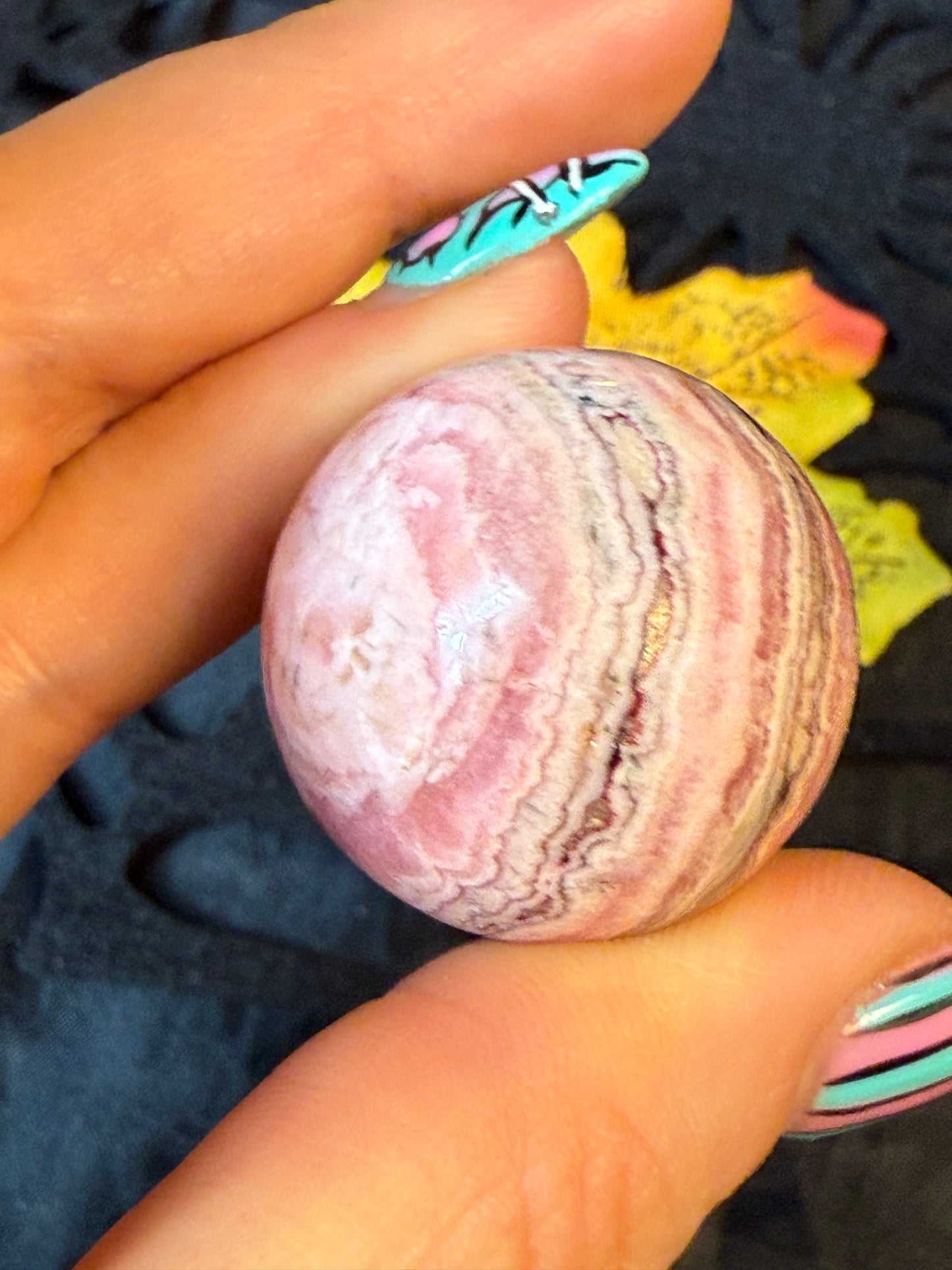 Rhodochrosite Sphere