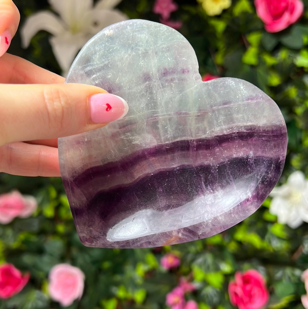 Fluorite Heart Bowl