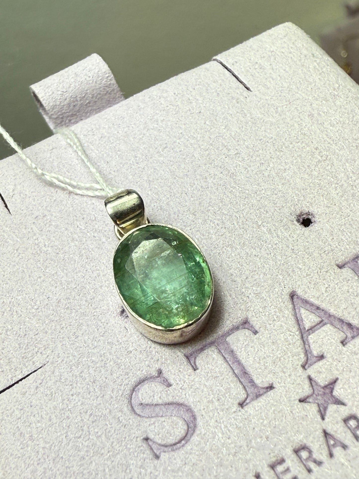 Green Kyanite 925 Pendant