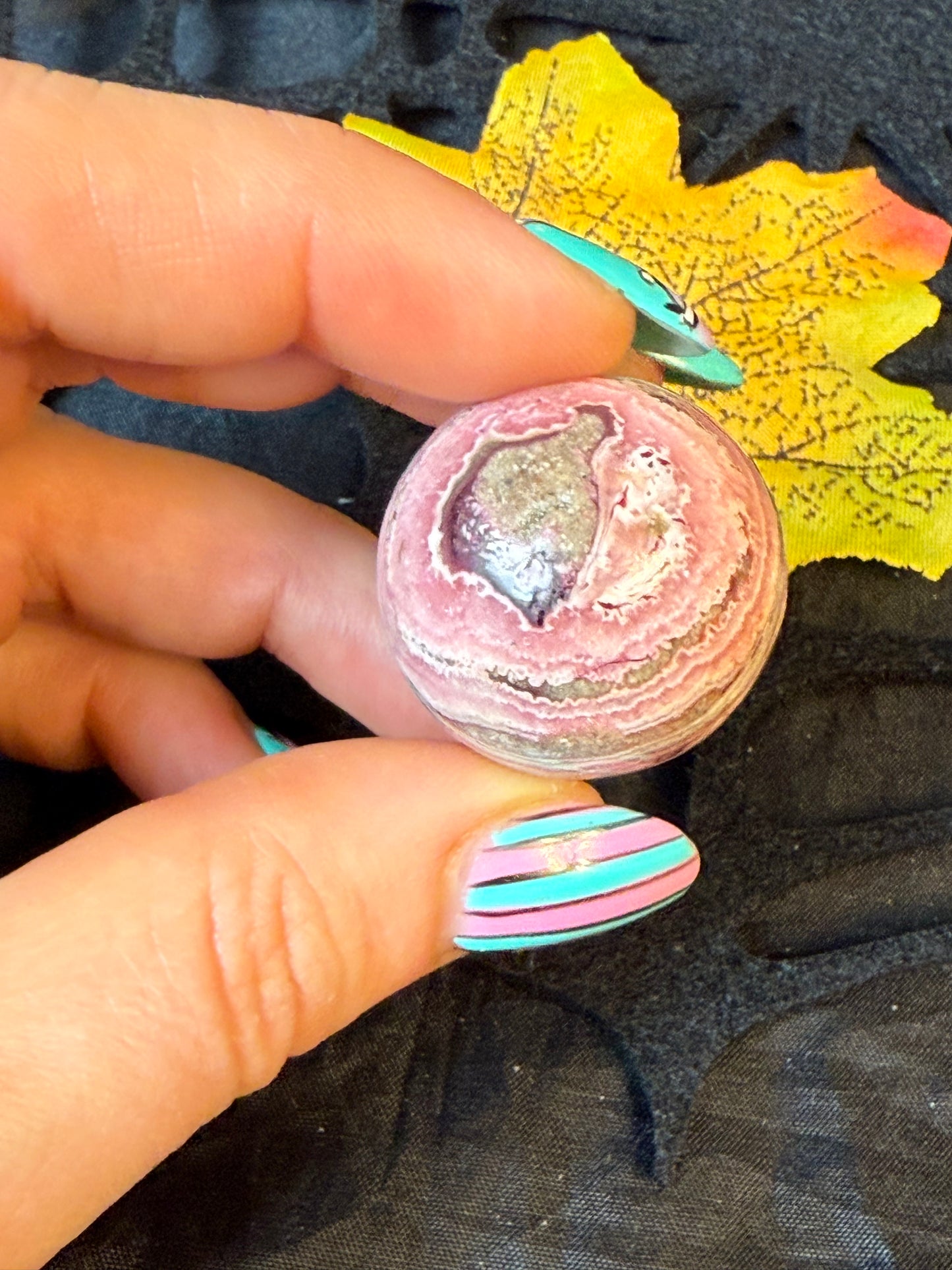 Rhodochrosite Sphere