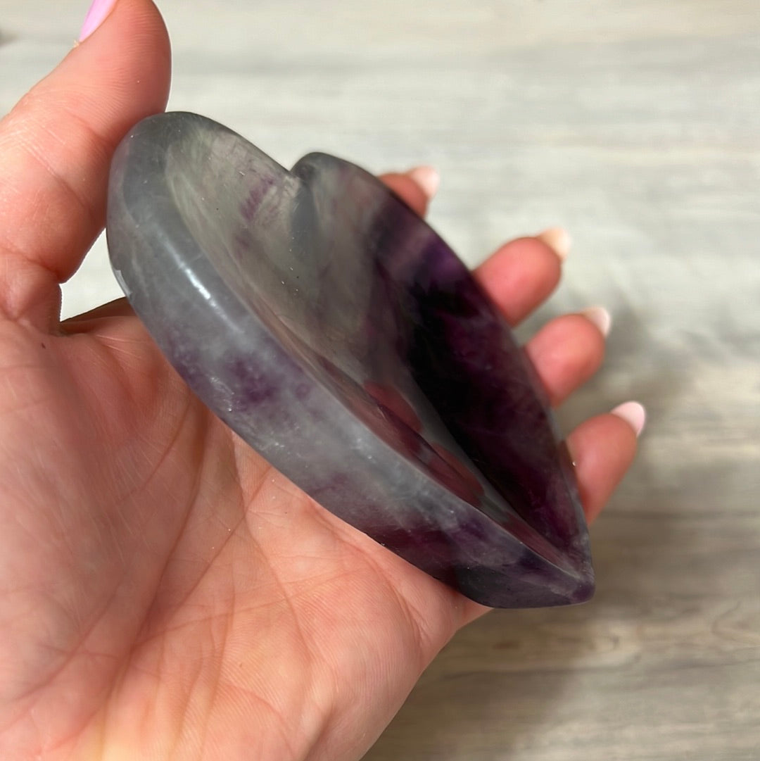 Fluorite Heart Bowl