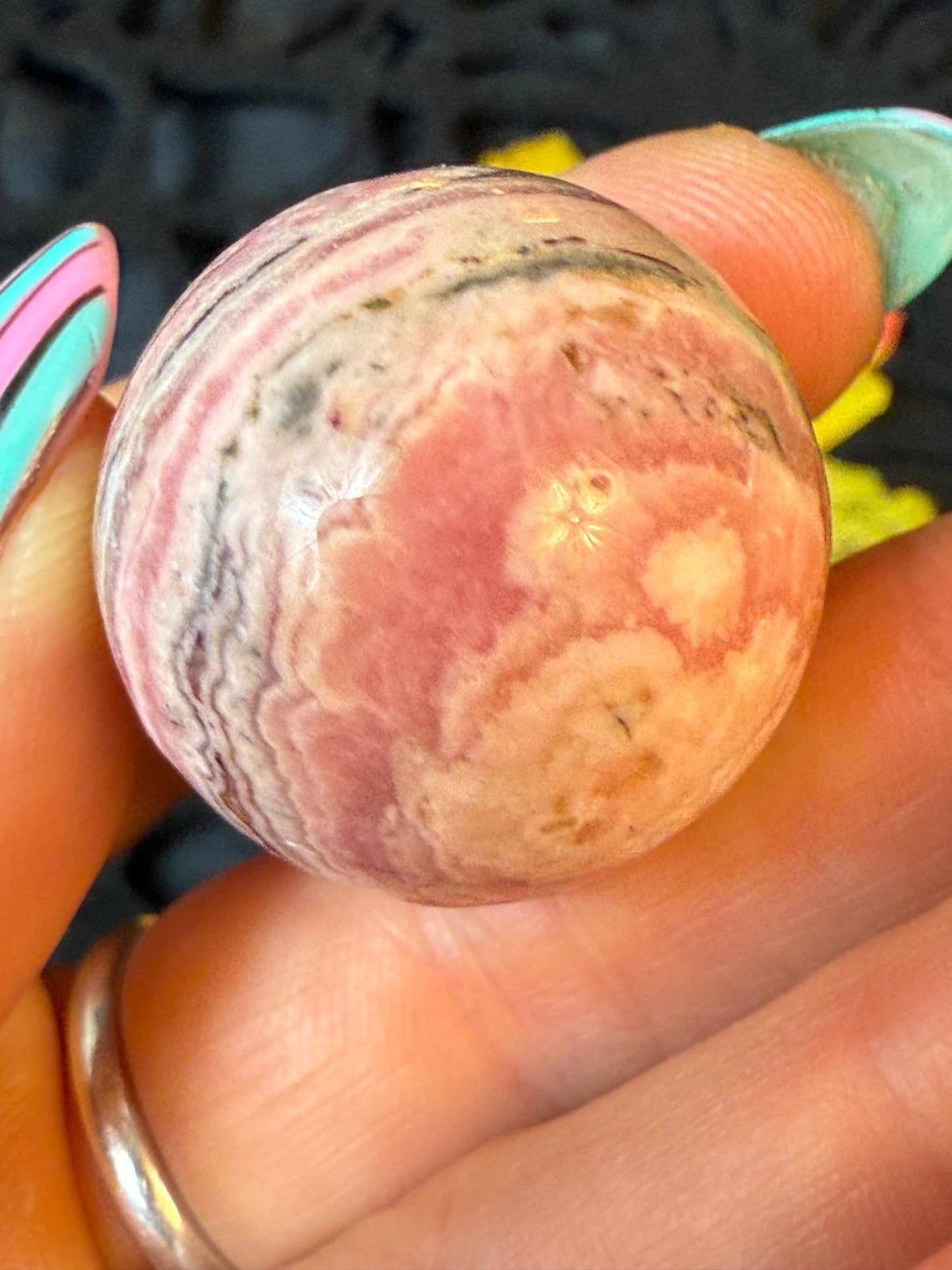Rhodochrosite Sphere