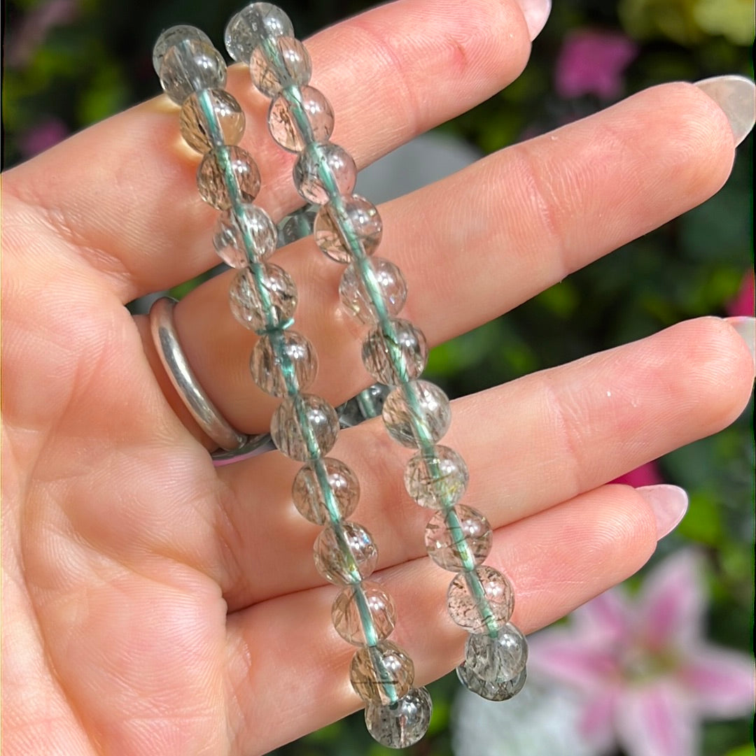 AA Green Rutile Bracelet