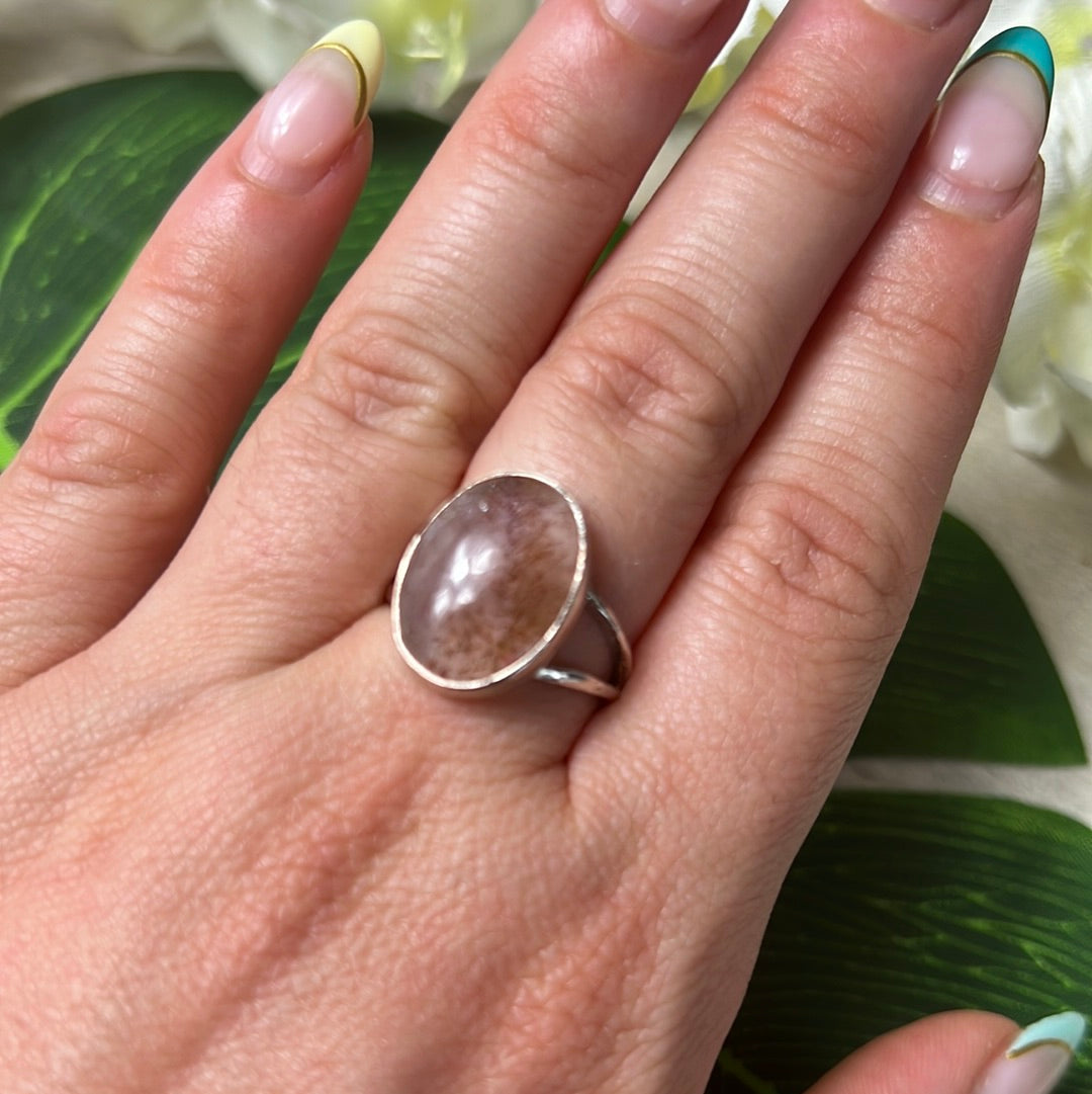 Super Seven 925 Silver Ring -  Size N 1/2 - O