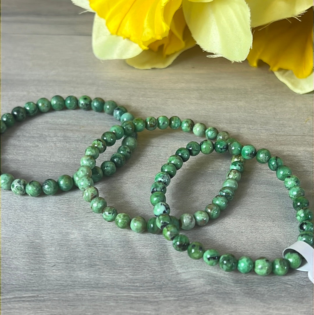 Variscite Bead Bracelet
