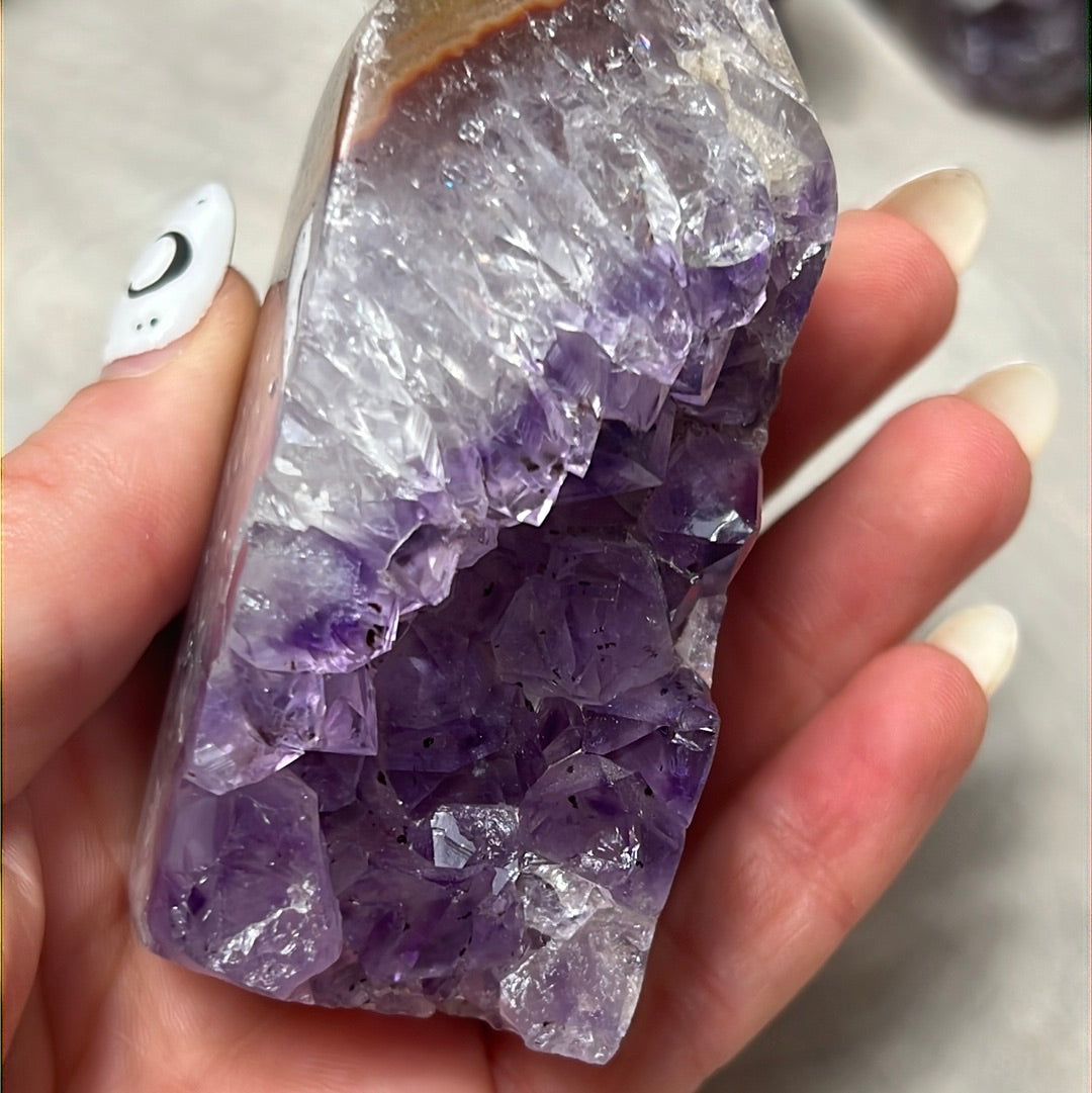 A Amethyst Agate Tower Points