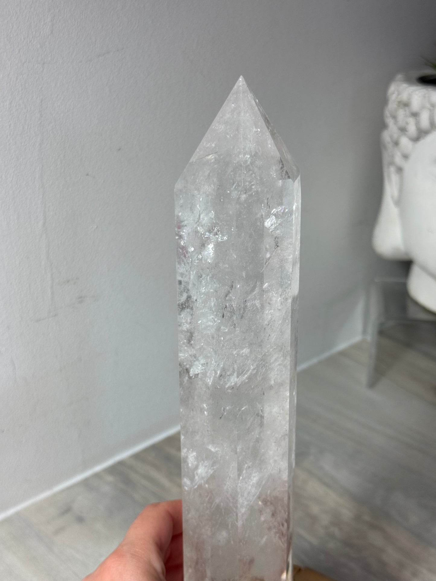 Large Clear Quartz Tower Point