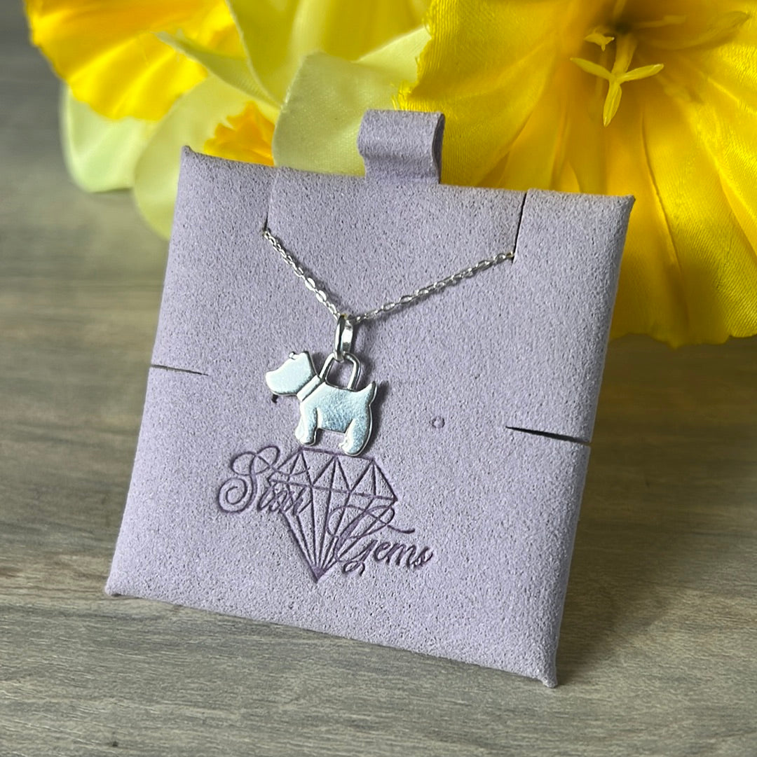 Westie Dog 925 Sterling Silver Pendant Charm