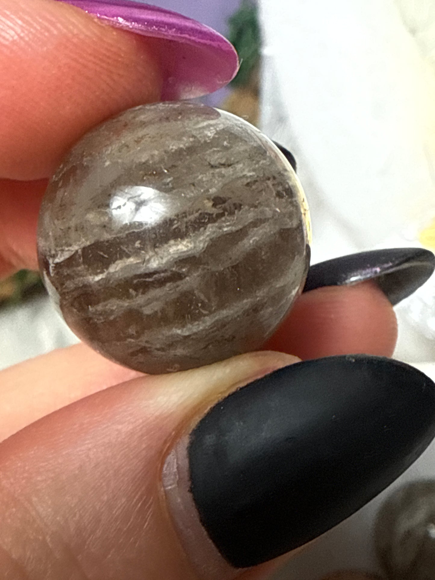Thousand Layer Lodolite Garden Quartz Sphere