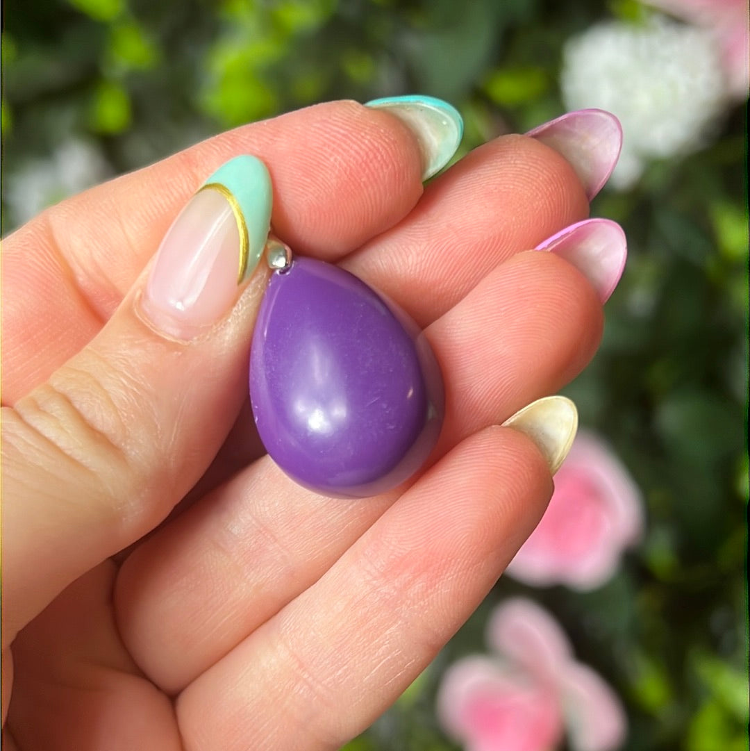 Lepidolite 925 Sterling Pendant