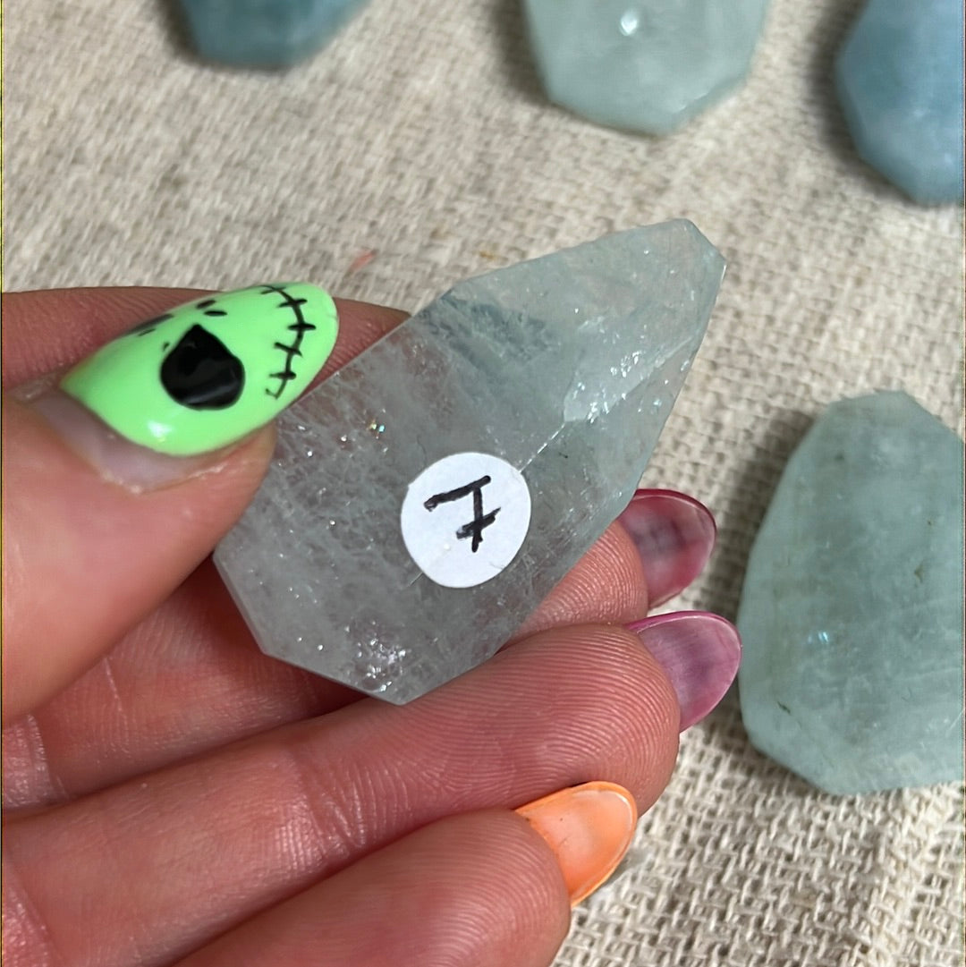 Aquamarine Mini Freeform - AA Grade