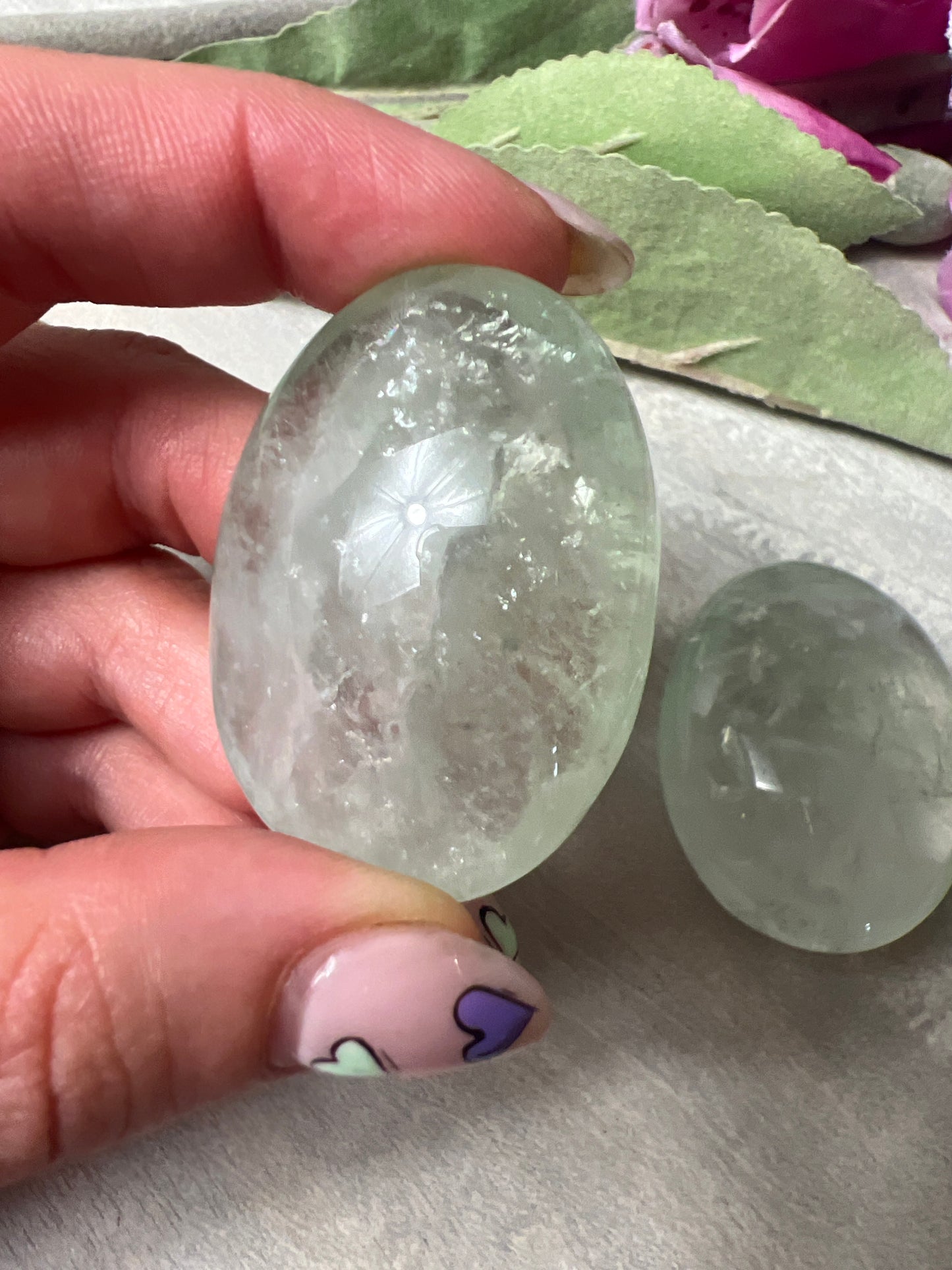 Prasolite Green Amethyst Palm