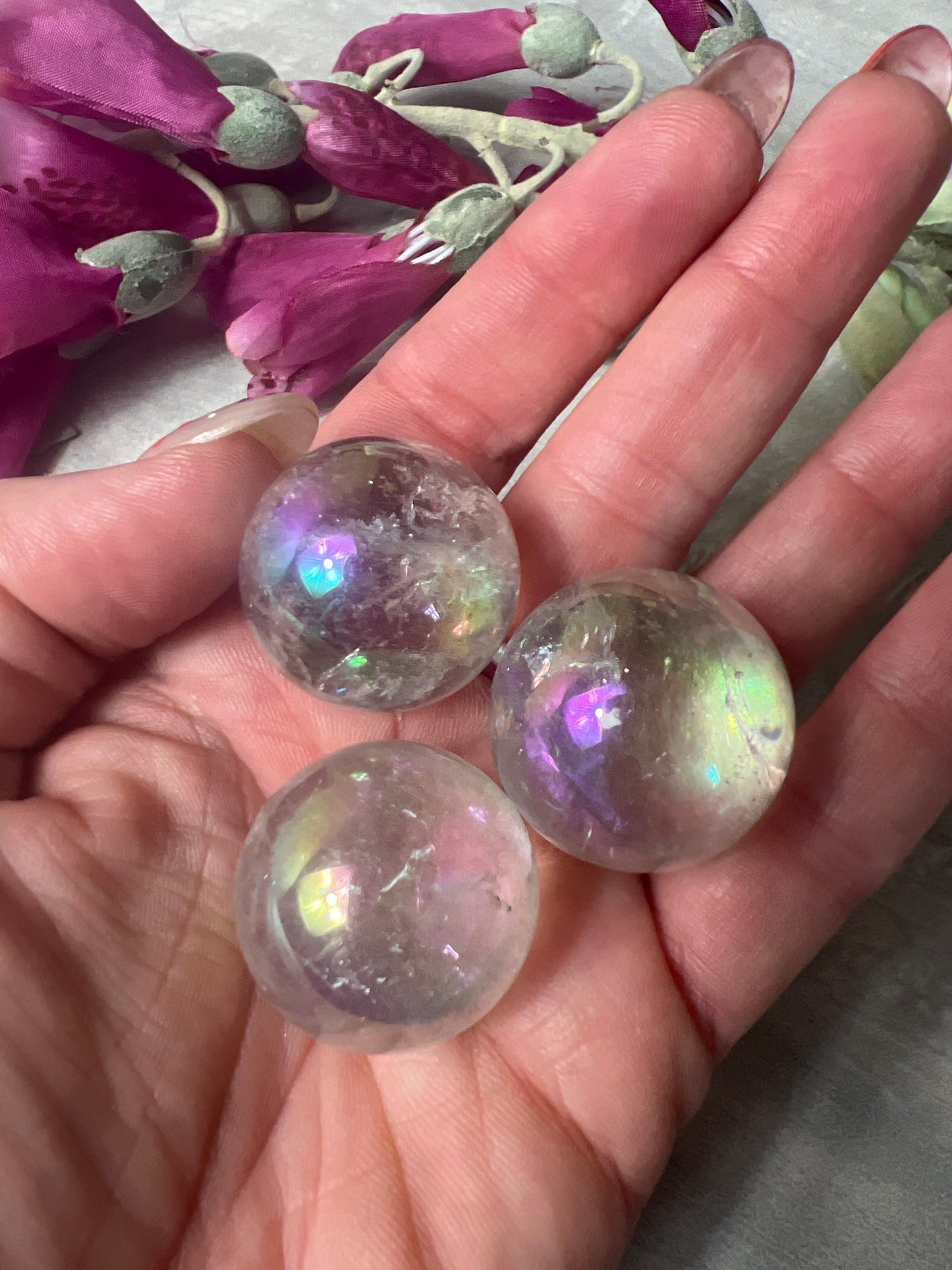 Aura Angel Quartz Sphere 25mm