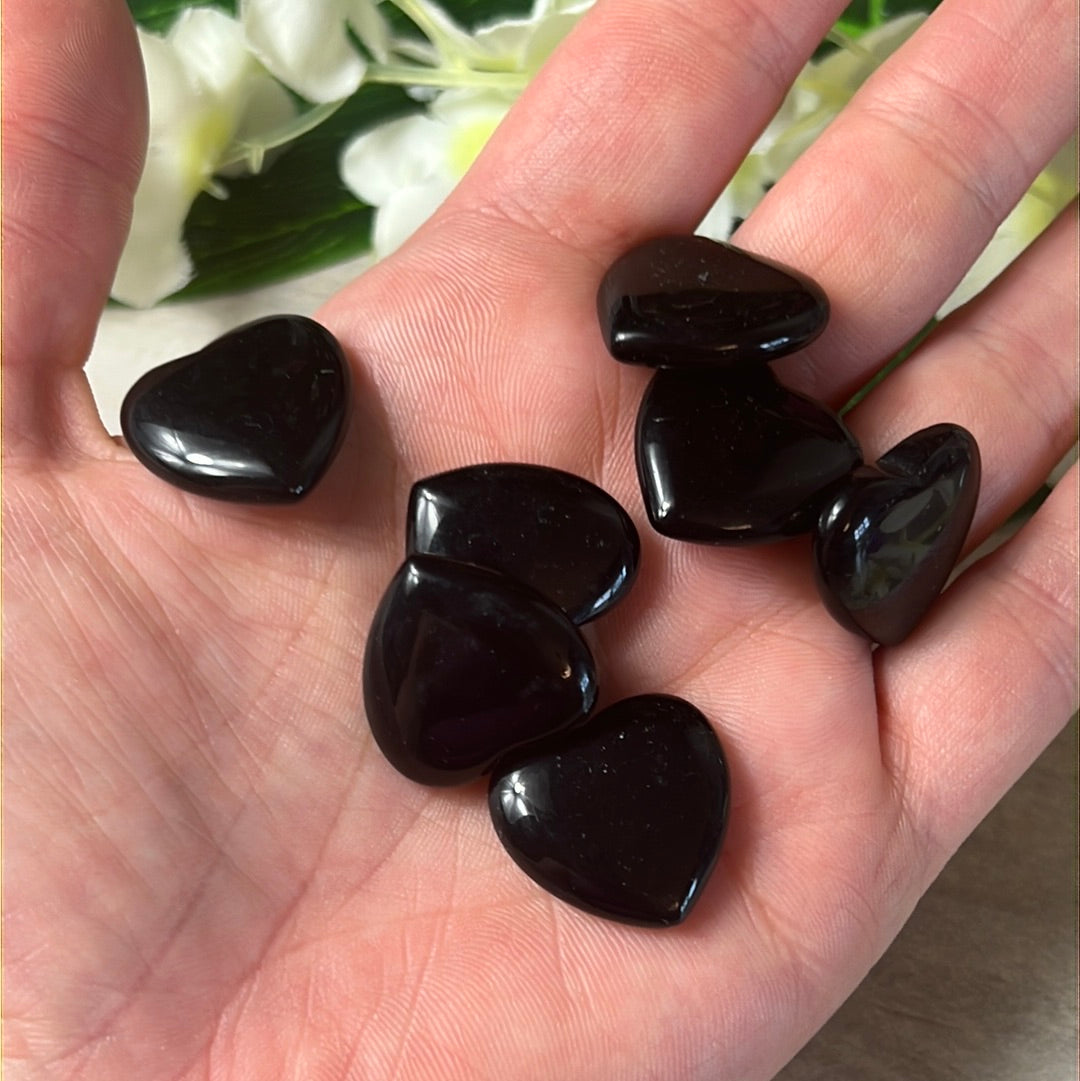 Black Obsidian Mini Heart