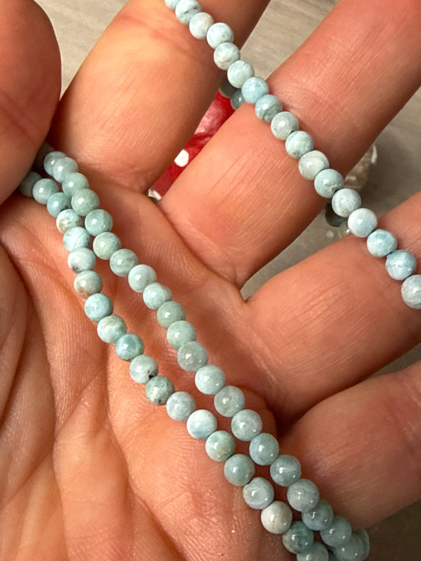 Larimar Bracelet - 4mm