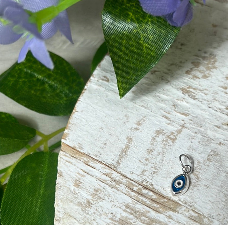 Evil Eye 925 Sterling Silver Pendant Charm