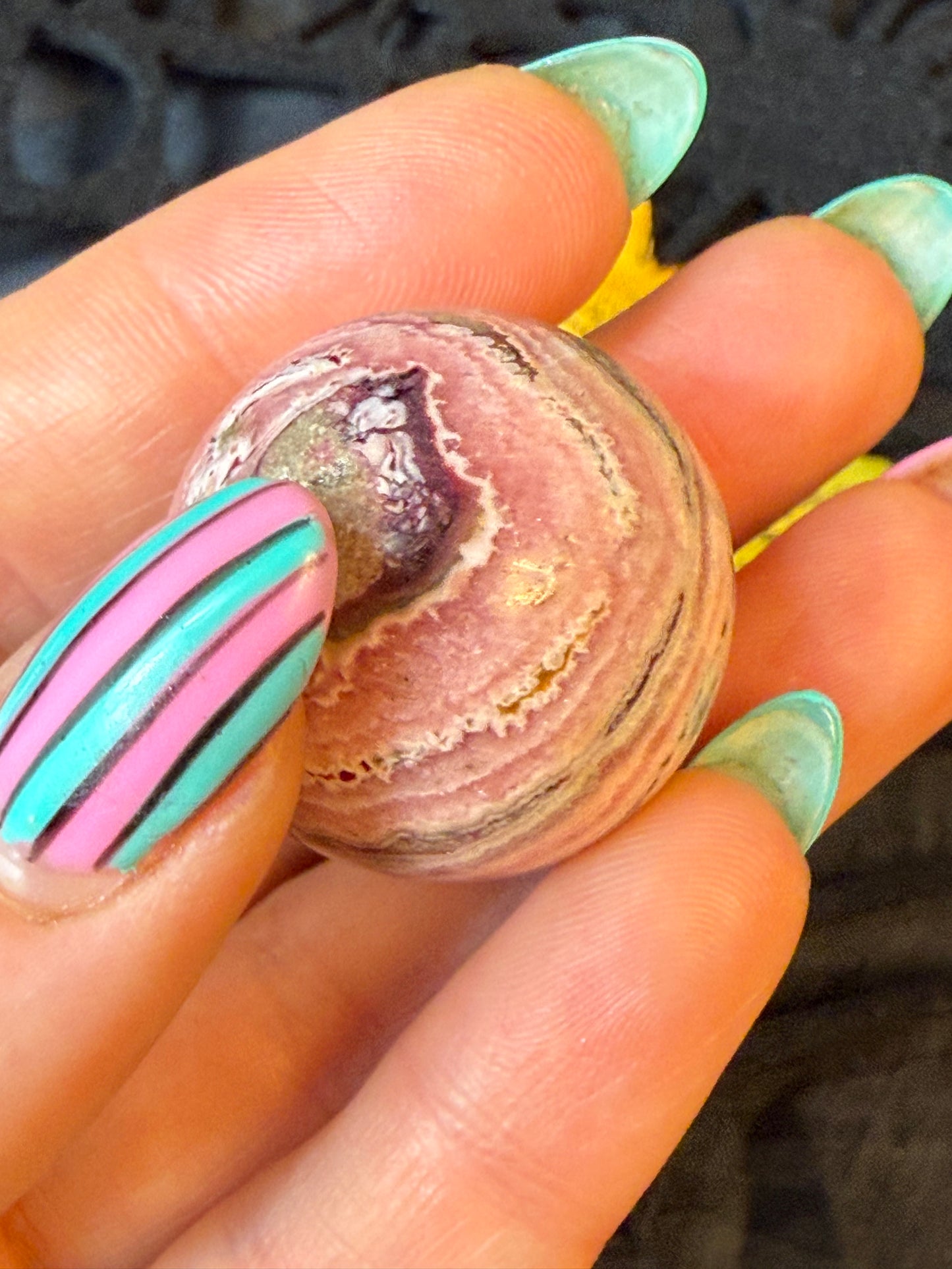 Rhodochrosite Sphere