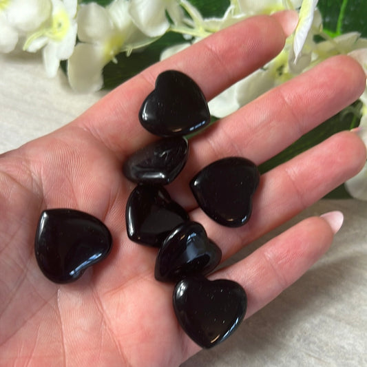 Black Obsidian Mini Heart