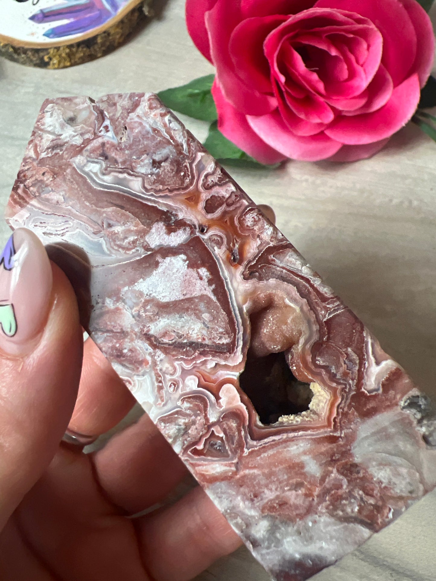 Mexican Agate tower point