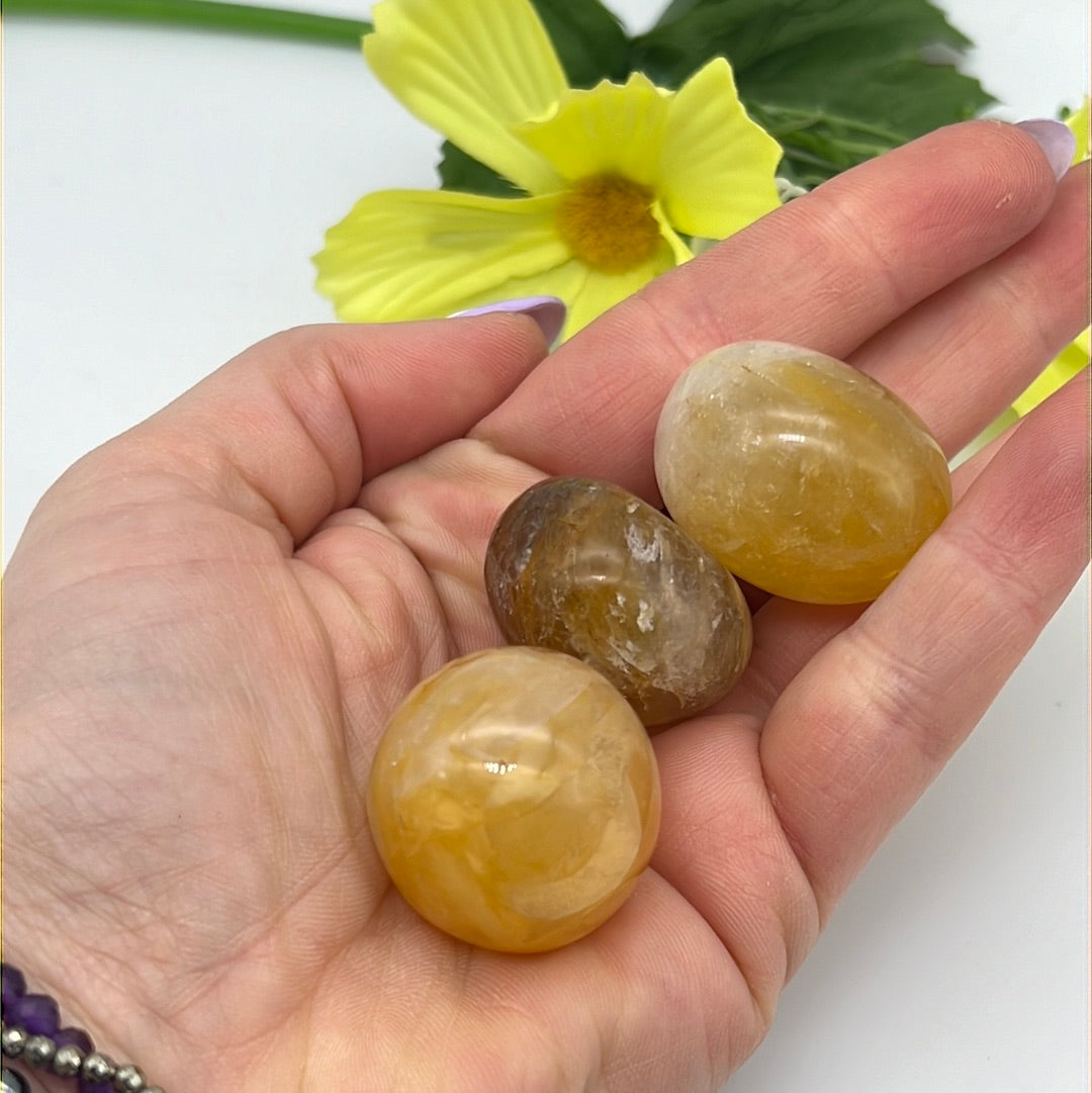 Large Golden Healer Tumblestone Tumbles