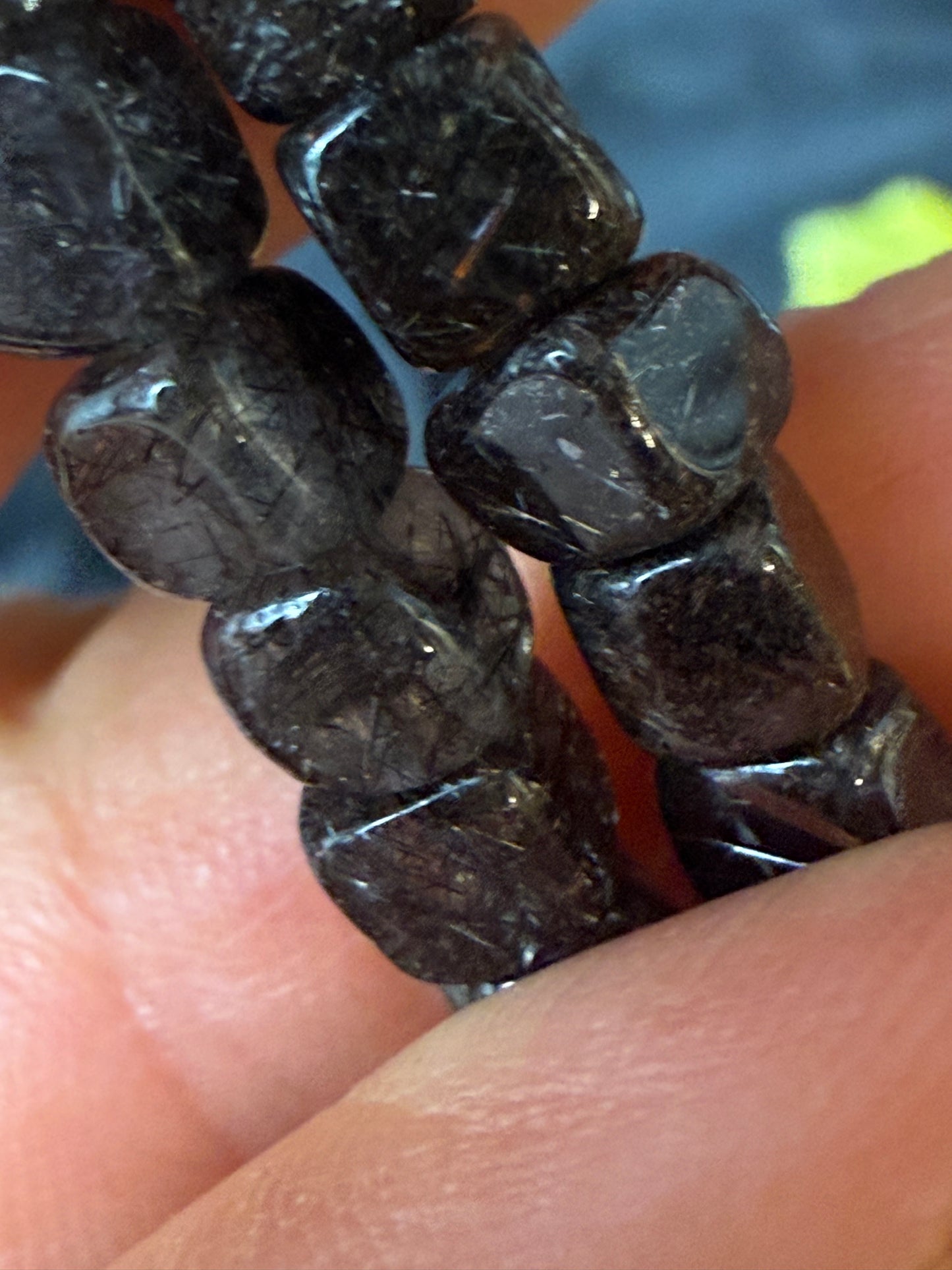 Black Quartz Rutile Bracelet