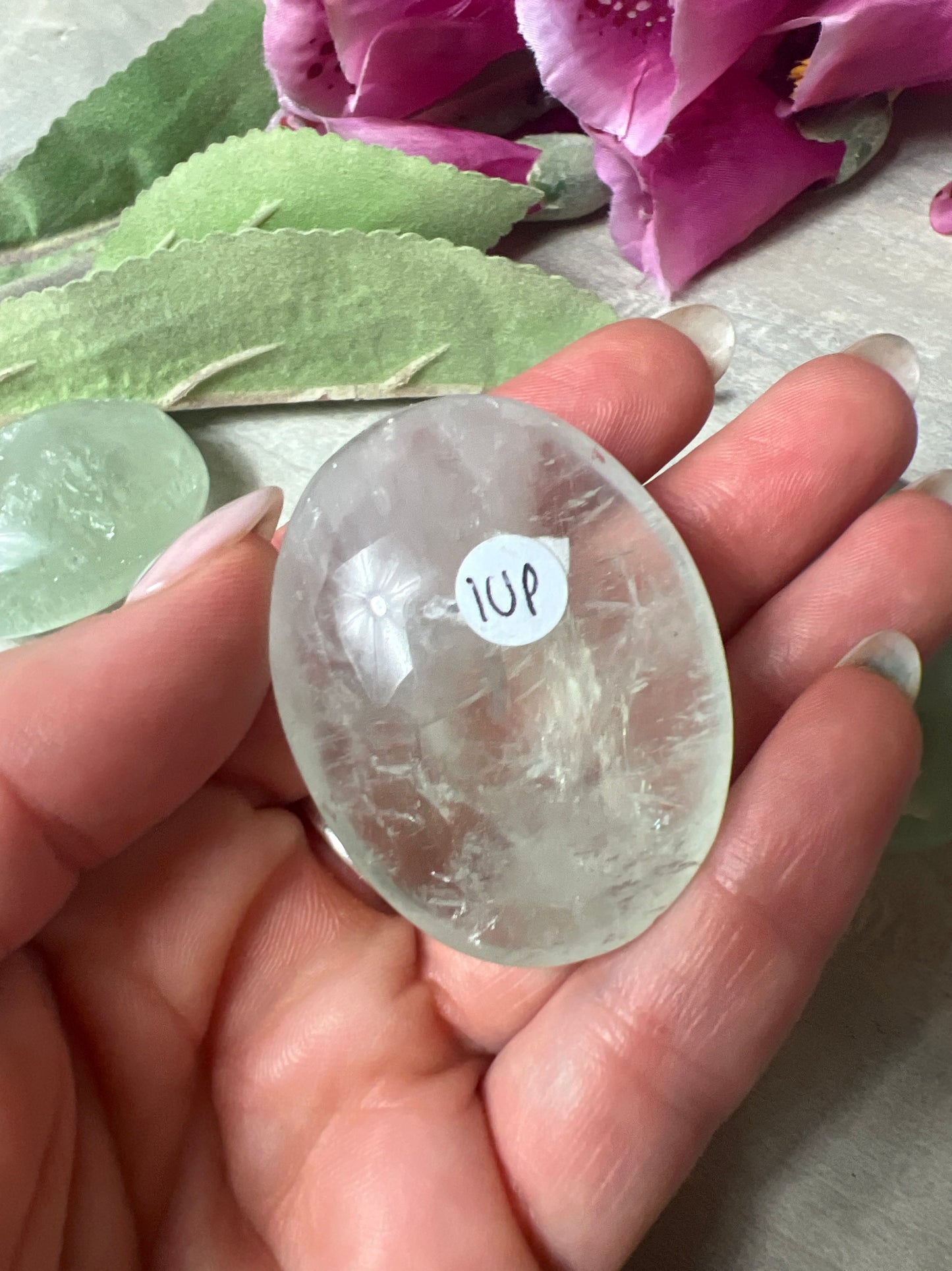 Prasolite Green Amethyst Palm