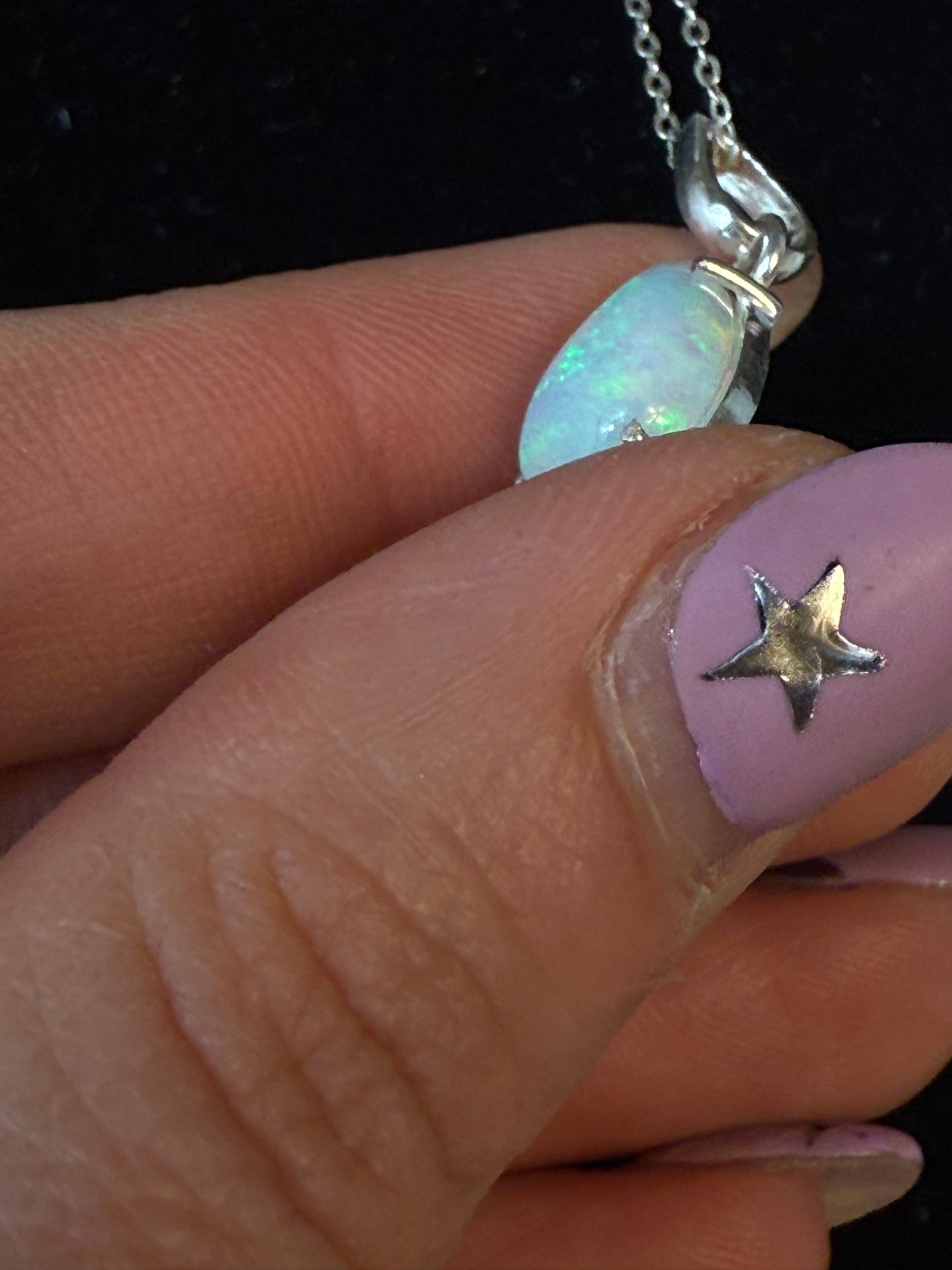 Ethiopian Opal 925 Sterling Pendant