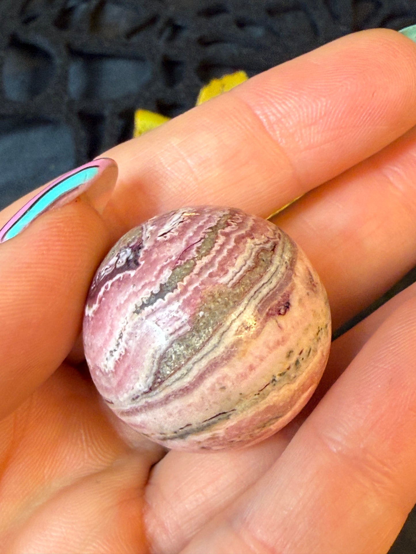 Rhodochrosite Sphere