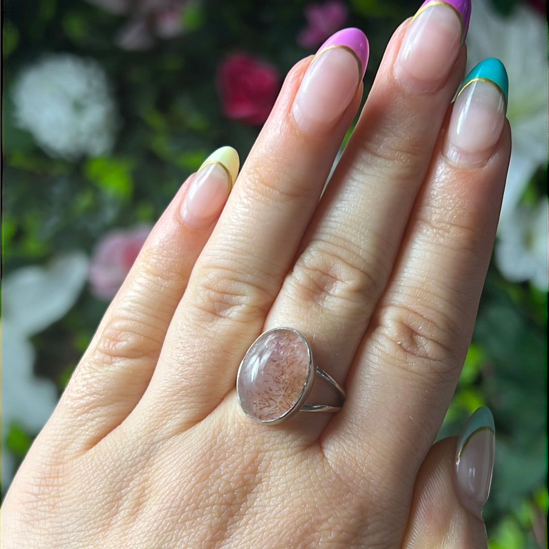 Super Seven 925 Silver Ring -  Size N 1/2 - O