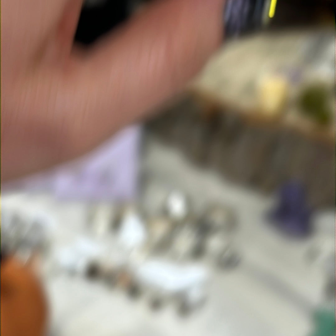 Amethyst Coffin 925 Sterling Silver Ring - Size U 1/2