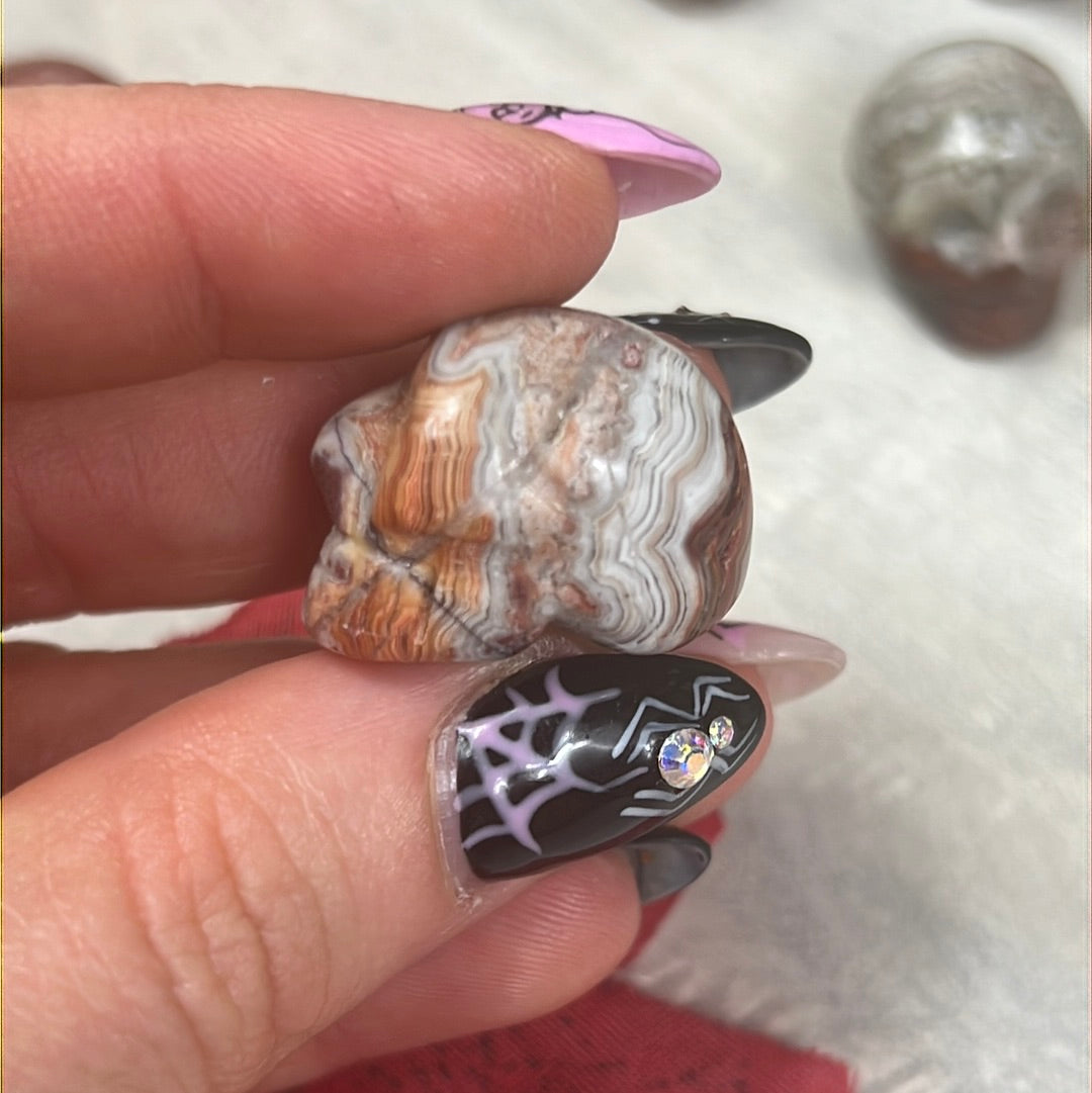 Mini Skull - Mexican Agate