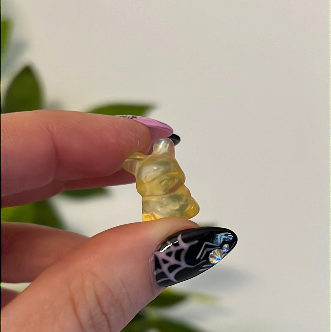 Mini Yellow Fluorite Pokémon Pikachu