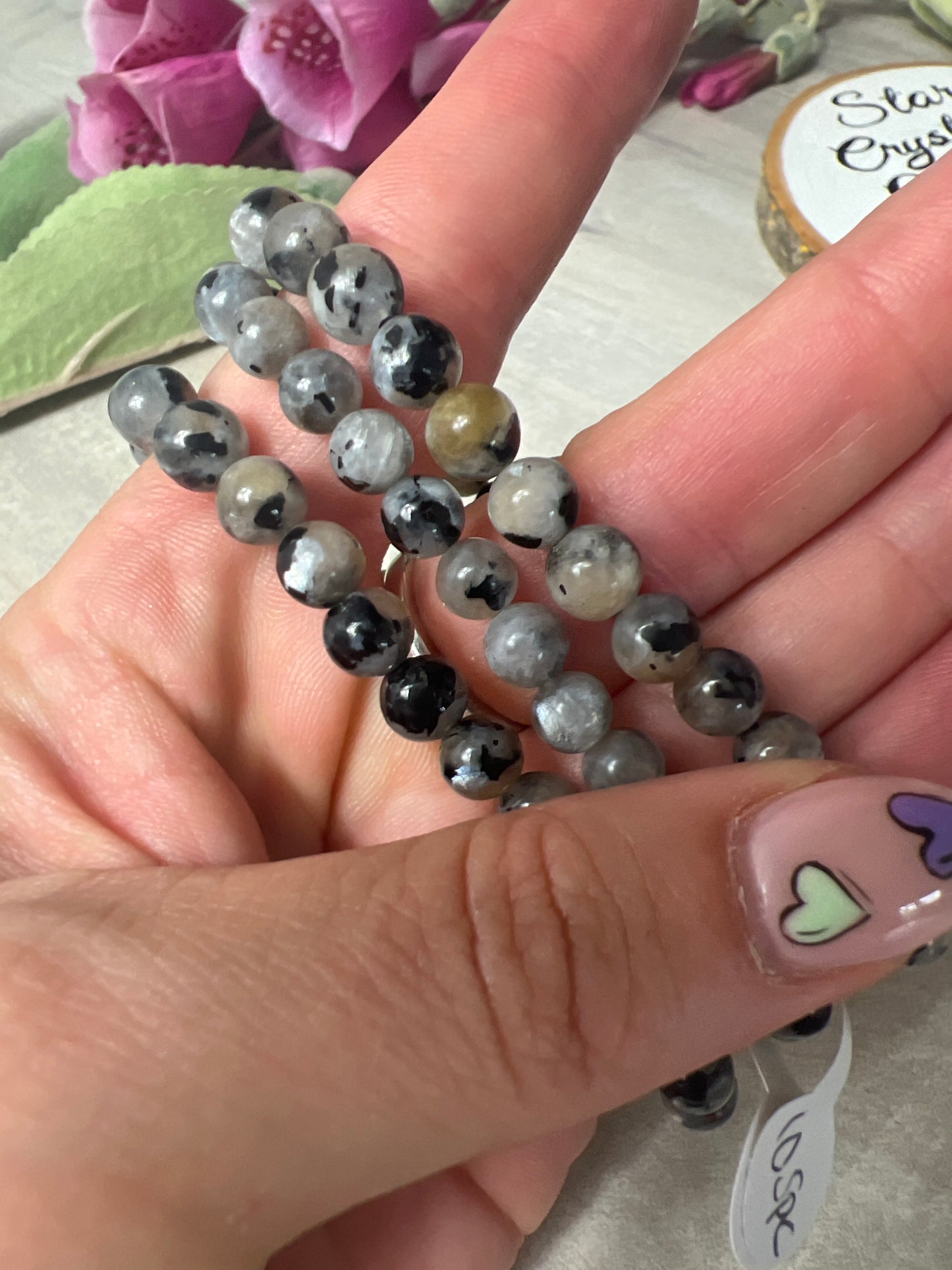 Spectrolite Bead Bracelet