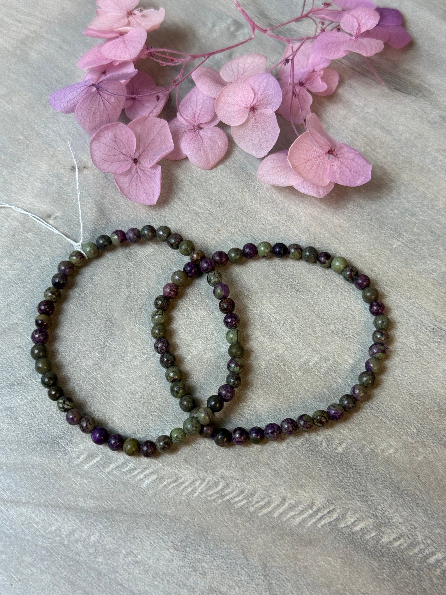 Rare Atlantasite 4mm Bead Bracelet
