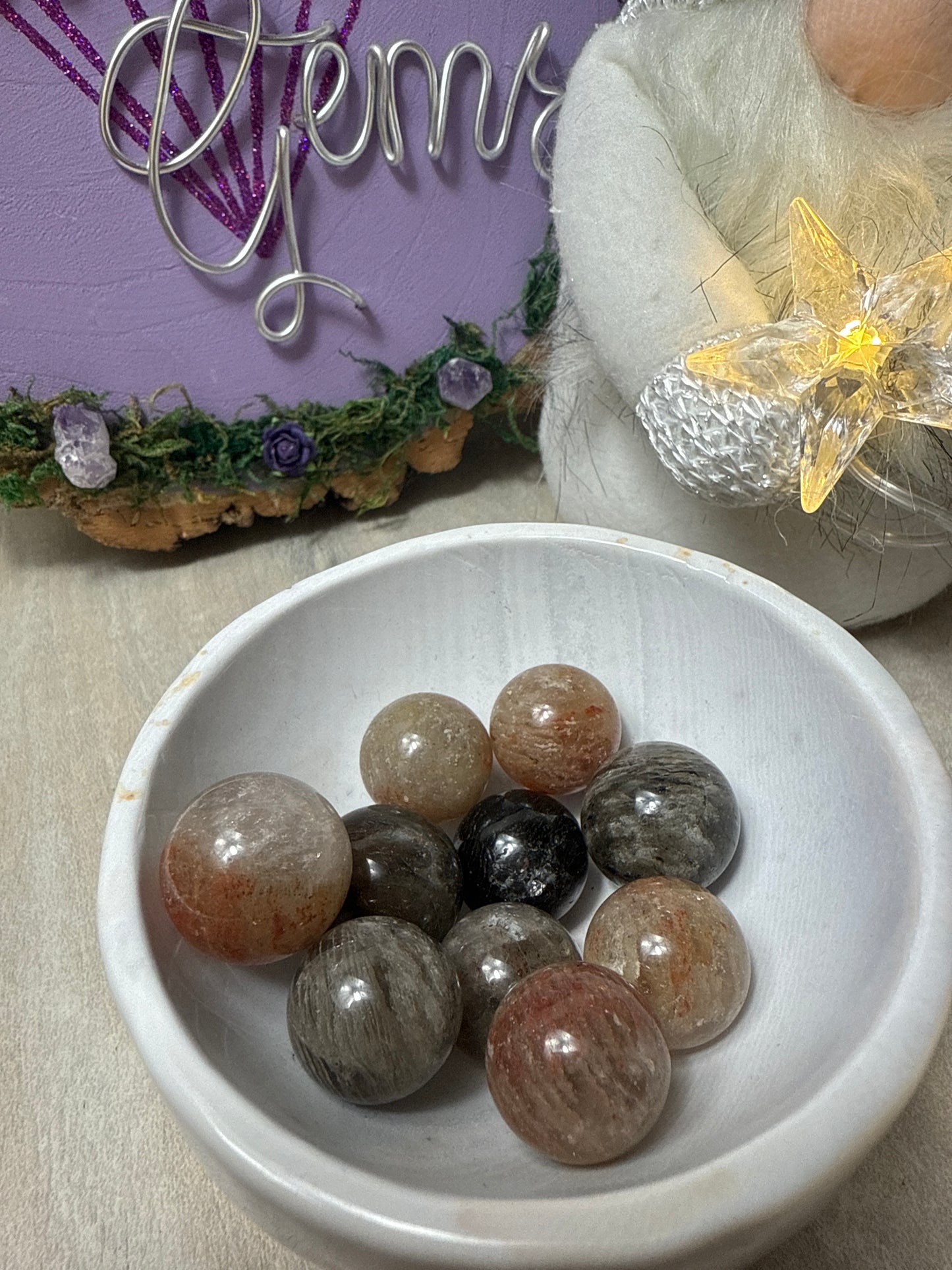 Thousand Layer Lodolite Garden Quartz Sphere