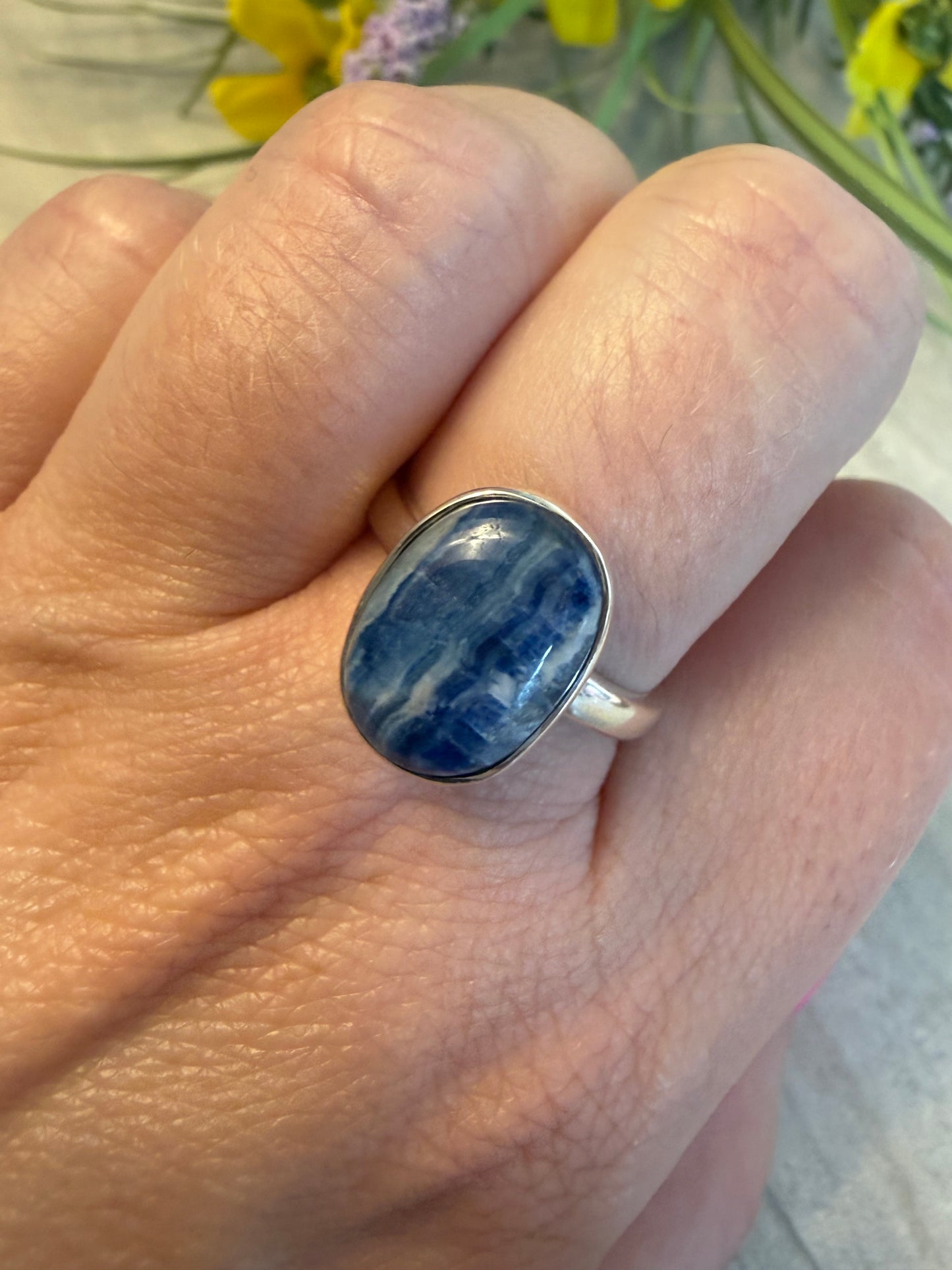 Scheelite Adjustable 925 Silver Ring