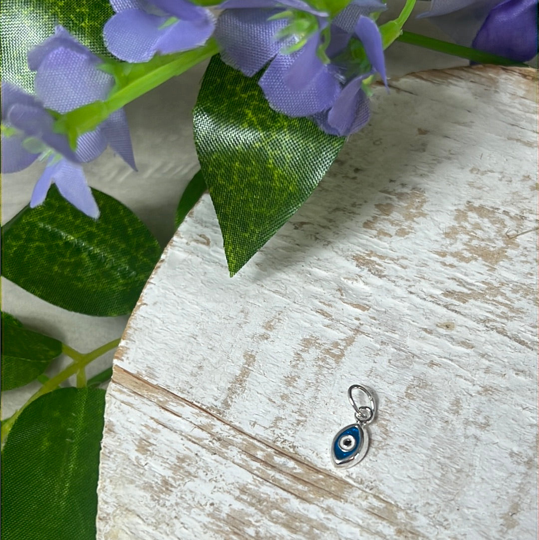 Evil Eye 925 Sterling Silver Pendant Charm