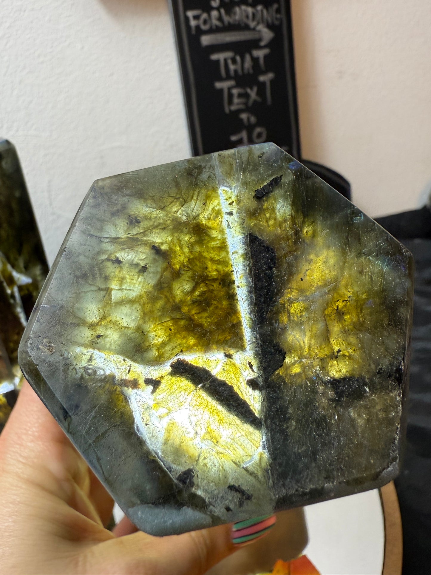 Lab Labradorite Lamp