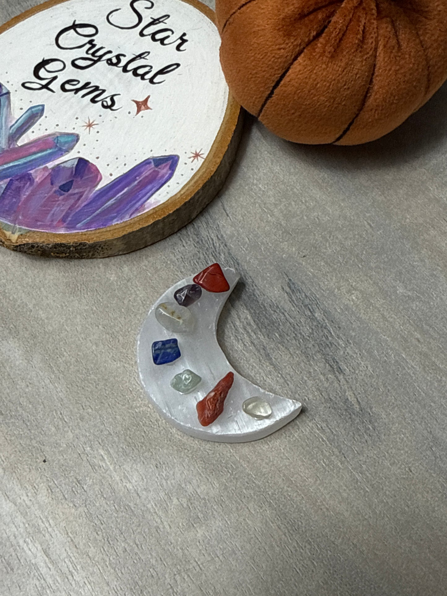 Chakra Selenite Moon