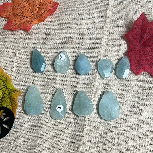 Aquamarine Mini Freeform - AA Grade