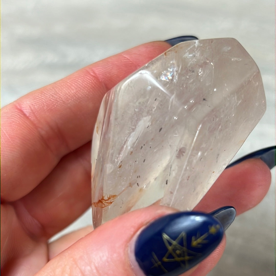 Pyrite in Quartz Freeform Polished Specimen