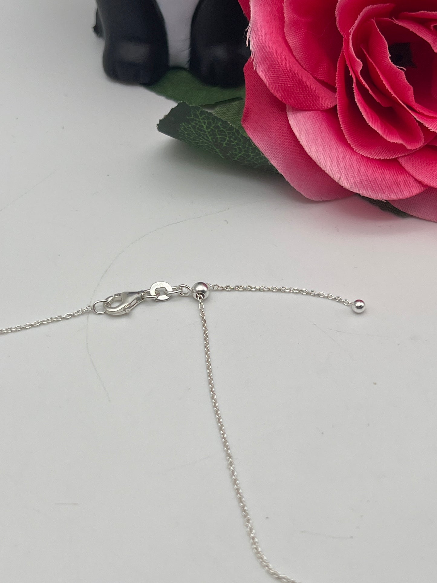 Slide Sliding Adjustable -  Sterling Silver 925 Chain
