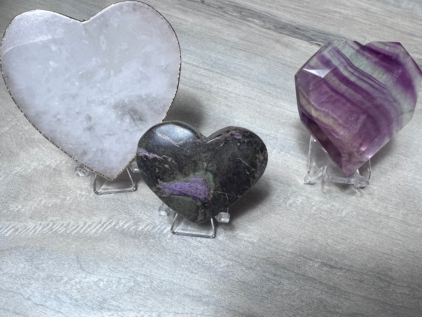 Plastic Perspex Heart Display Stand