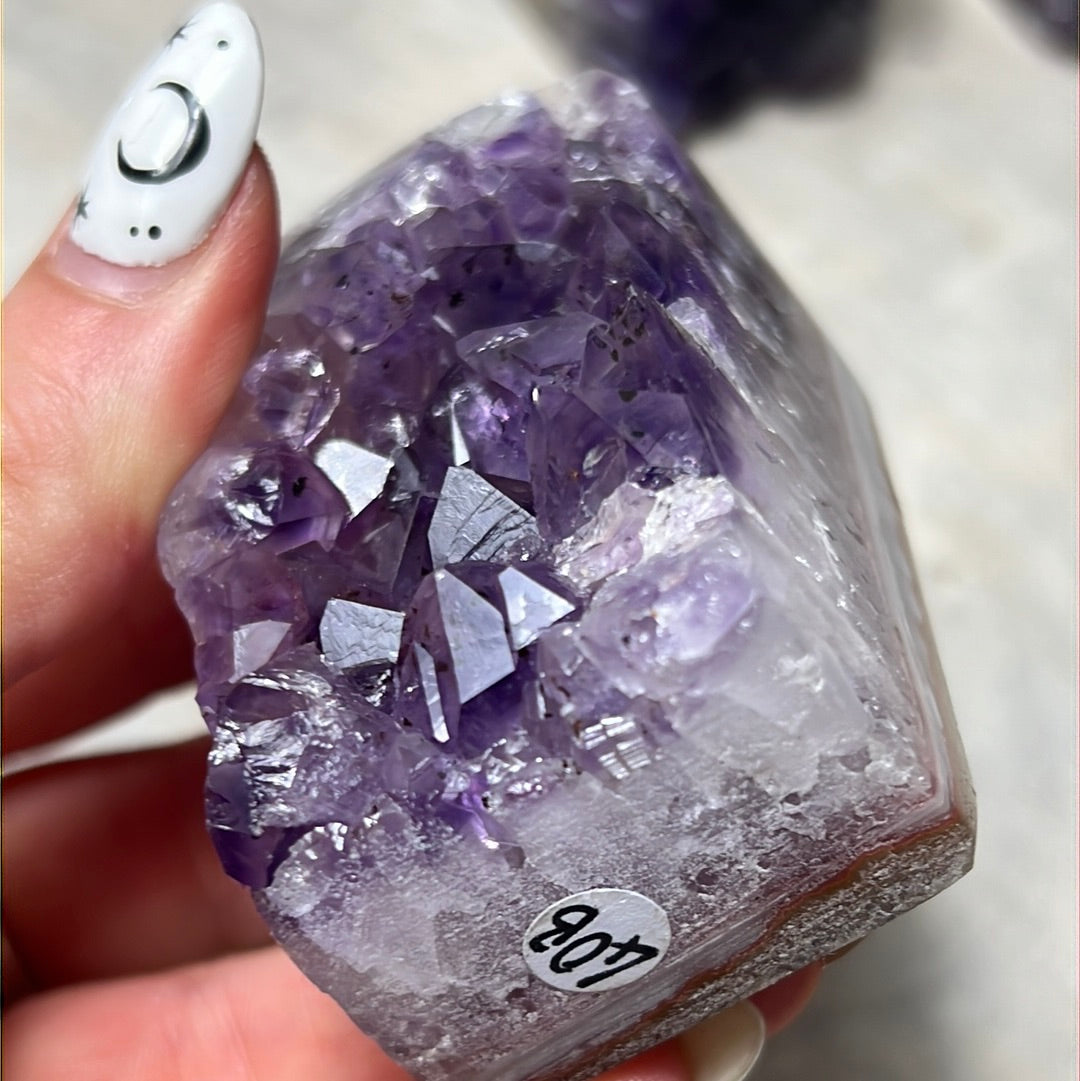 A Amethyst Agate Tower Points