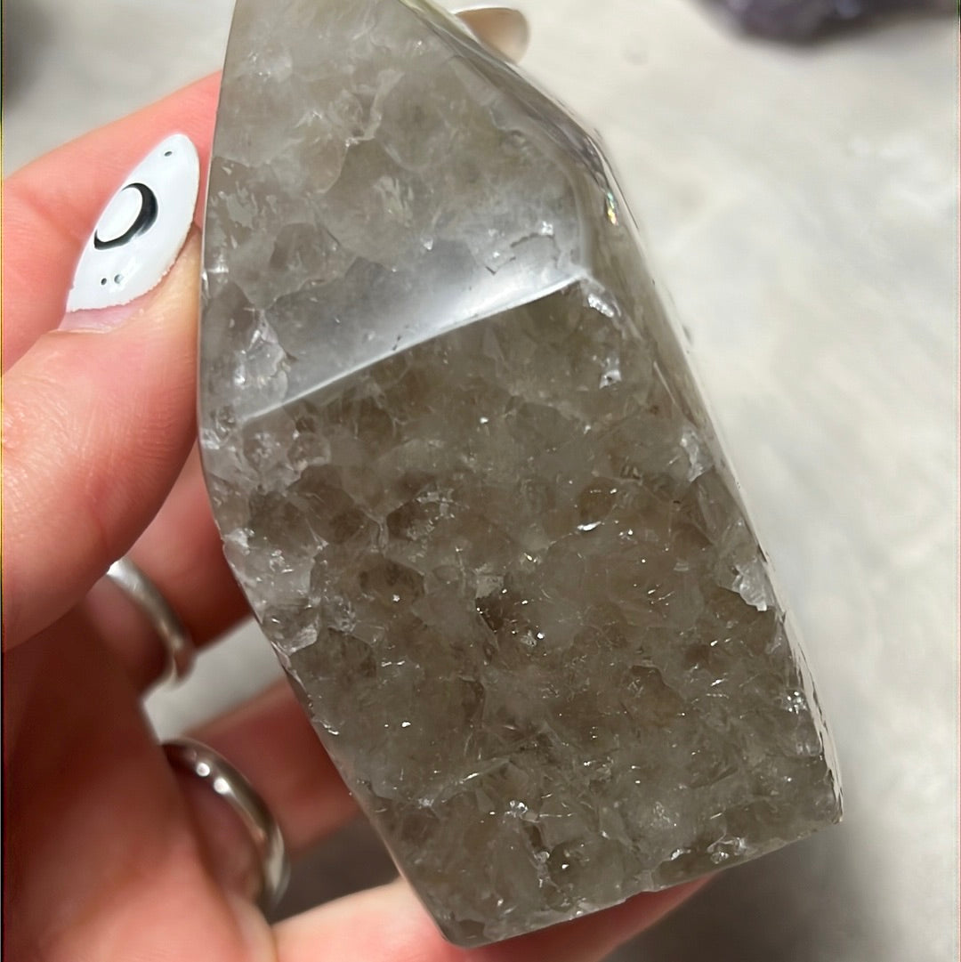 A Amethyst Agate Tower Points