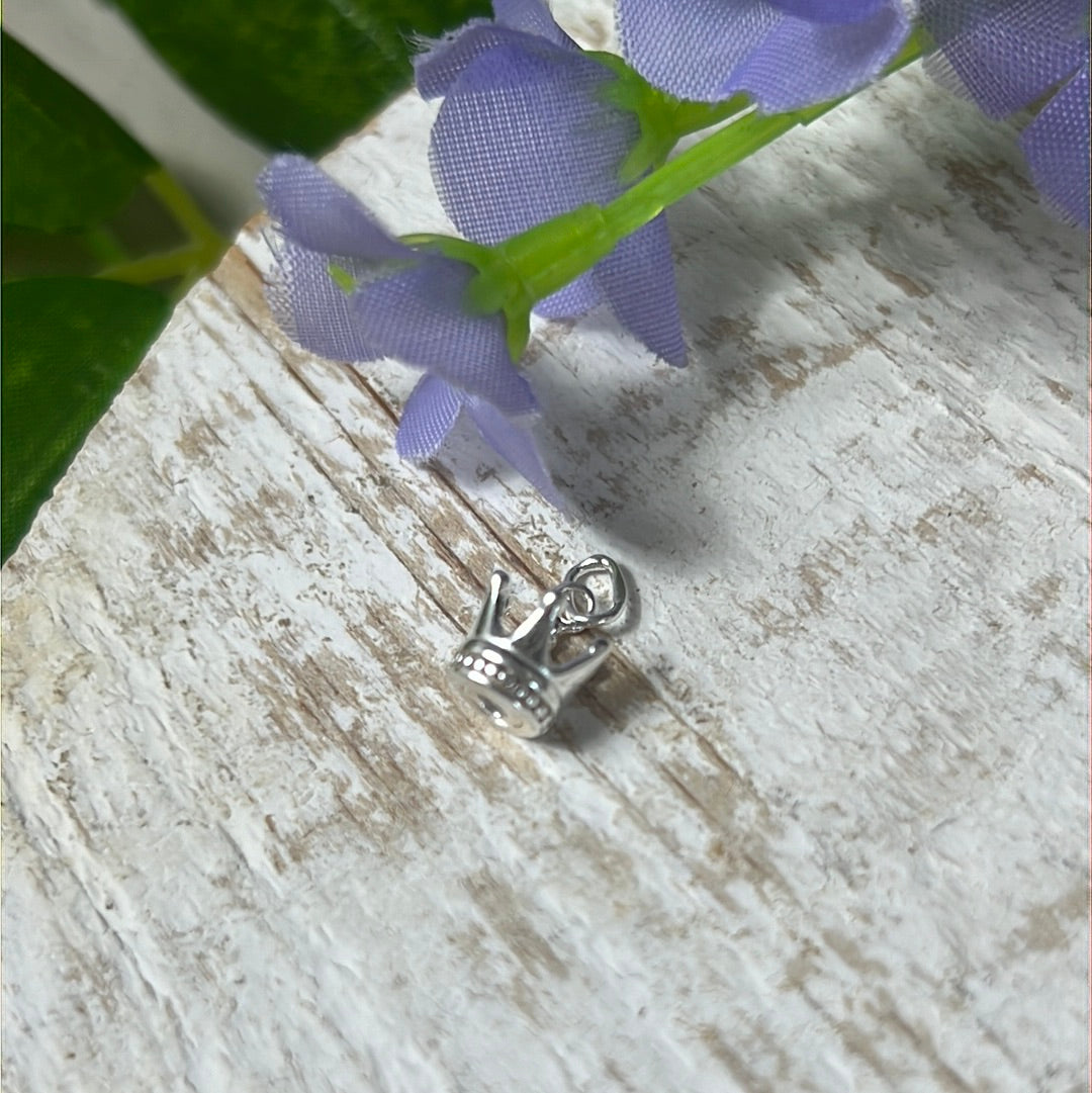Crown 925 Sterling Silver Pendant Charm