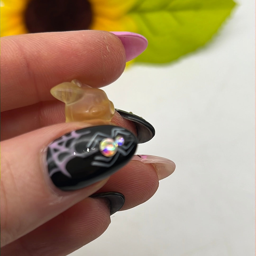 Mini Yellow Fluorite Pokémon Pikachu