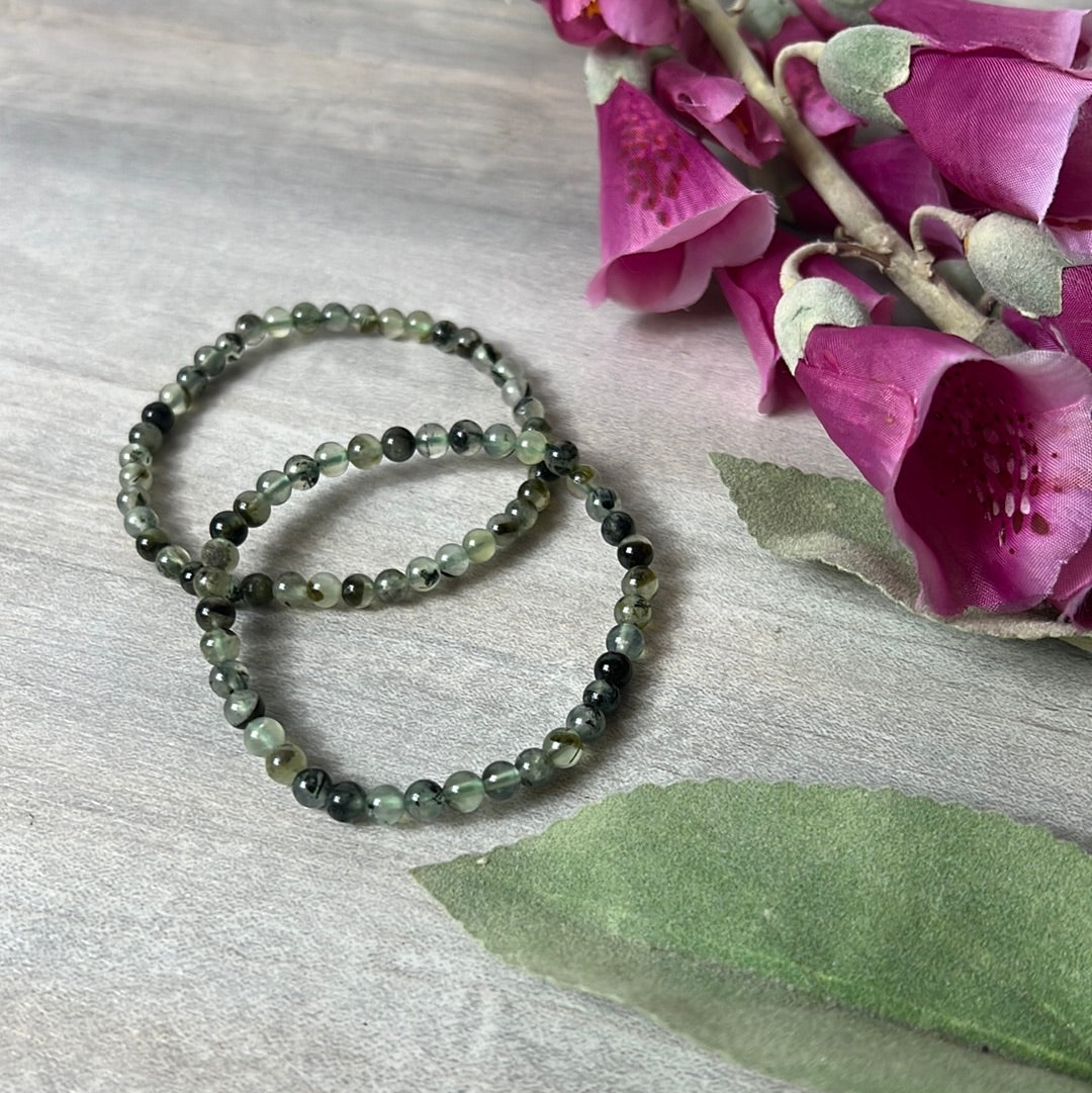 Prehnite Bracelet - 4mm
