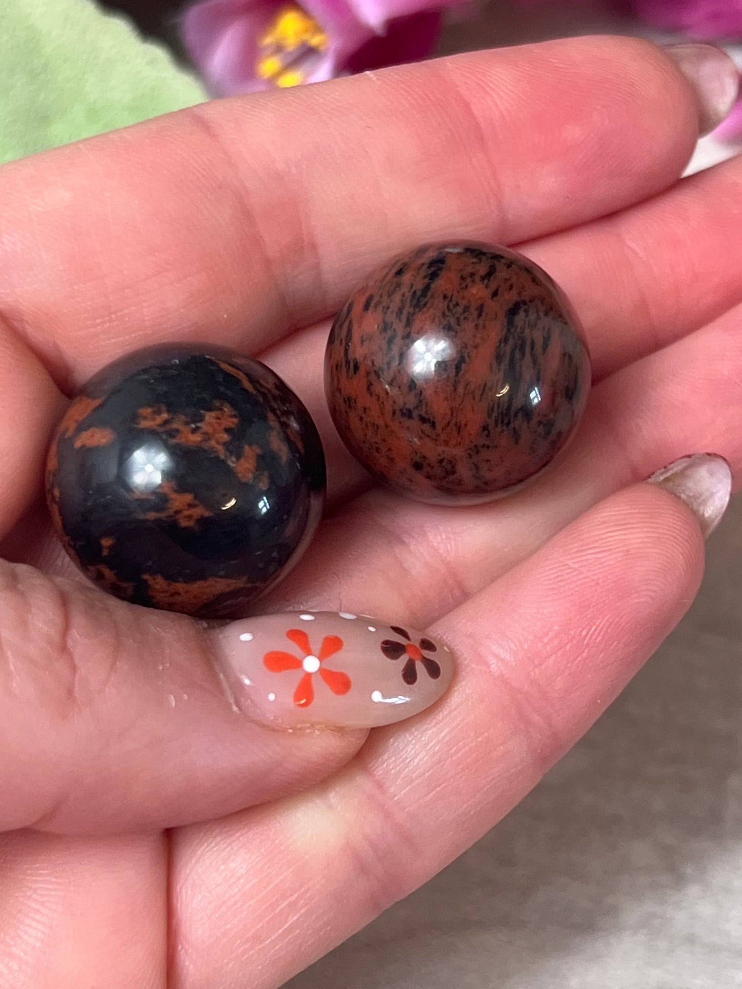 Mahogany Obsidian Sphere - 20mm